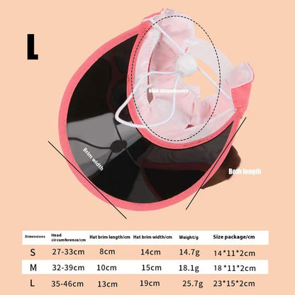Sun Hat For Dogs Kitten Sports Caps Pet Sun Protection Caps Adjustable Travel Sport Hat Visor Sunbonnet Outfit For Small Puppy