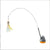 New cat funny cat stick steel wire long pole feather cute cat toy kitten fishing rotating self-pleasure relief pet toy