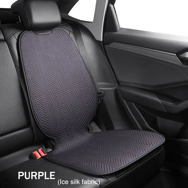 Car Seat Safety Protector Leather Pad for Kids Baby Pets Universal Rear Seat Cushion Child Protective Mat With Storage Net Cover