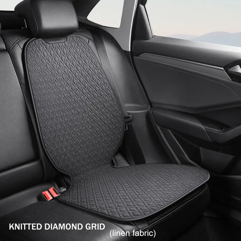 Car Seat Safety Protector Leather Pad for Kids Baby Pets Universal Rear Seat Cushion Child Protective Mat With Storage Net Cover