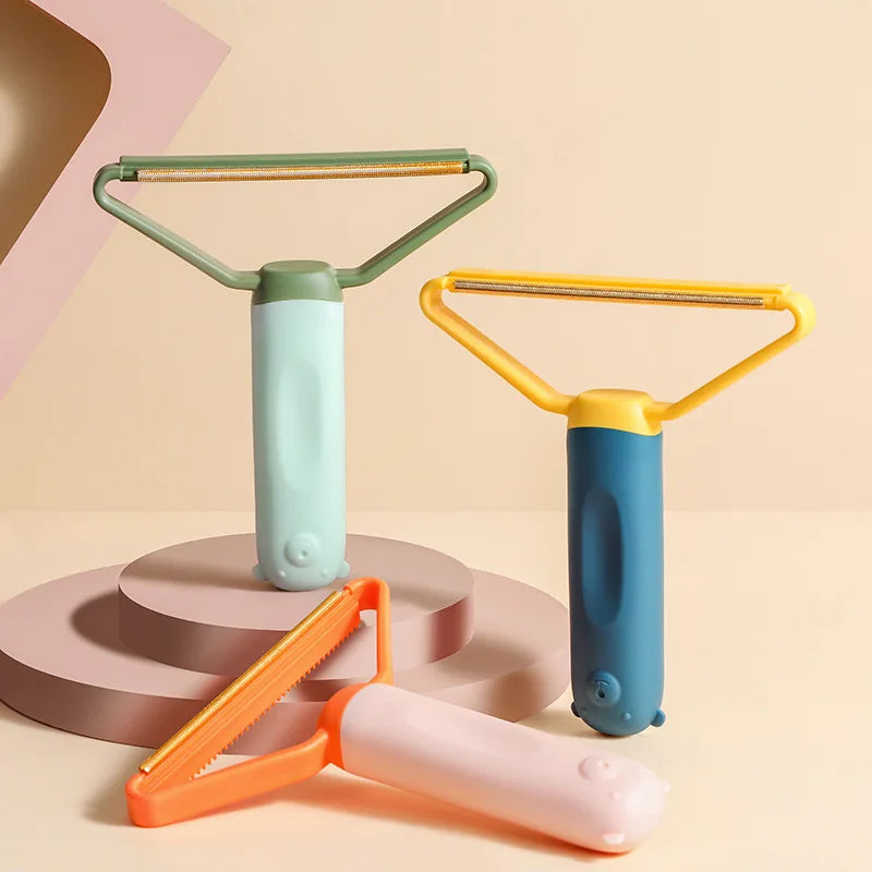 Portable Lint Remover Pet Hair Remover Brush Carpet Wool Coat Clothes Lint Pellet Manual Shaver Removal Scraper Cleaning Tool