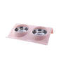 Double Bowls Pet dog cat Feeding Station Stainless Steel Water Food Bowls Feeder Solution for Dogs Cats supplies