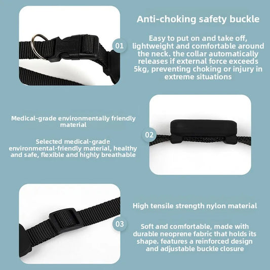 Pet Bluetooth GPS Tracker Dog Mini Tracking Movement Alert Collars Anti Lost Tracker for Cats and Puppies Remote Global Locator