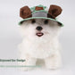 Sun Hat For Dogs Kitten Sports Caps Pet Sun Protection Caps Adjustable Travel Sport Hat Visor Sunbonnet Outfit For Small Puppy