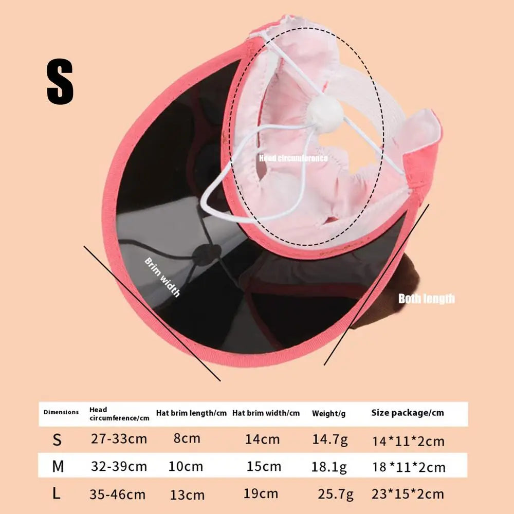 Sun Hat For Dogs Kitten Sports Caps Pet Sun Protection Caps Adjustable Travel Sport Hat Visor Sunbonnet Outfit For Small Puppy