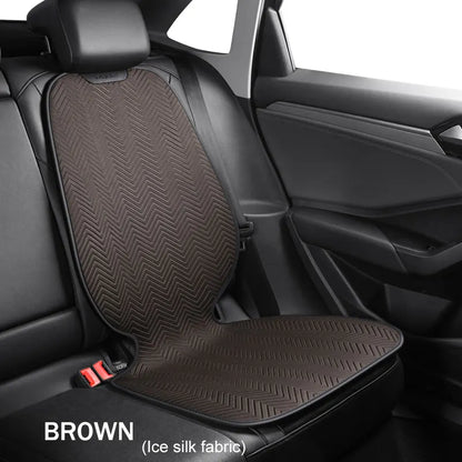 Car Seat Safety Protector Leather Pad for Kids Baby Pets Universal Rear Seat Cushion Child Protective Mat With Storage Net Cover