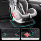 Car Seat Safety Protector Leather Pad for Kids Baby Pets Universal Rear Seat Cushion Child Protective Mat With Storage Net Cover