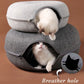 B-Tunnel Donut Cat Bed Interactive Tunnel Pet Felt Indoor Toys Cats House Kitten Training Toy Cat Kennel Cat Accessories