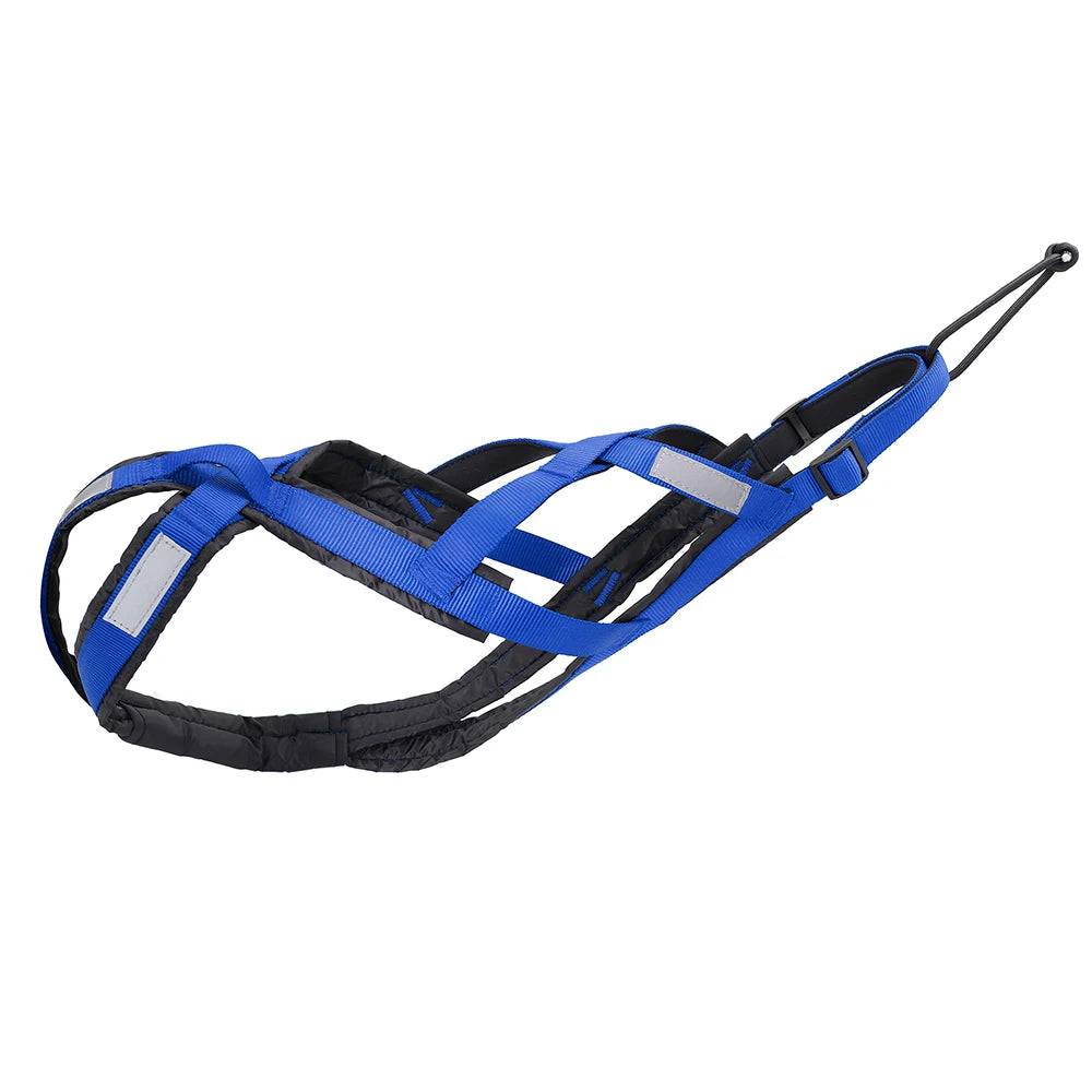 Dog Sled Harness Pet Weight Pulling Sledding Harness Mushing X Back Harness For Large Dogs Husky Canicross Skijoring Scootering